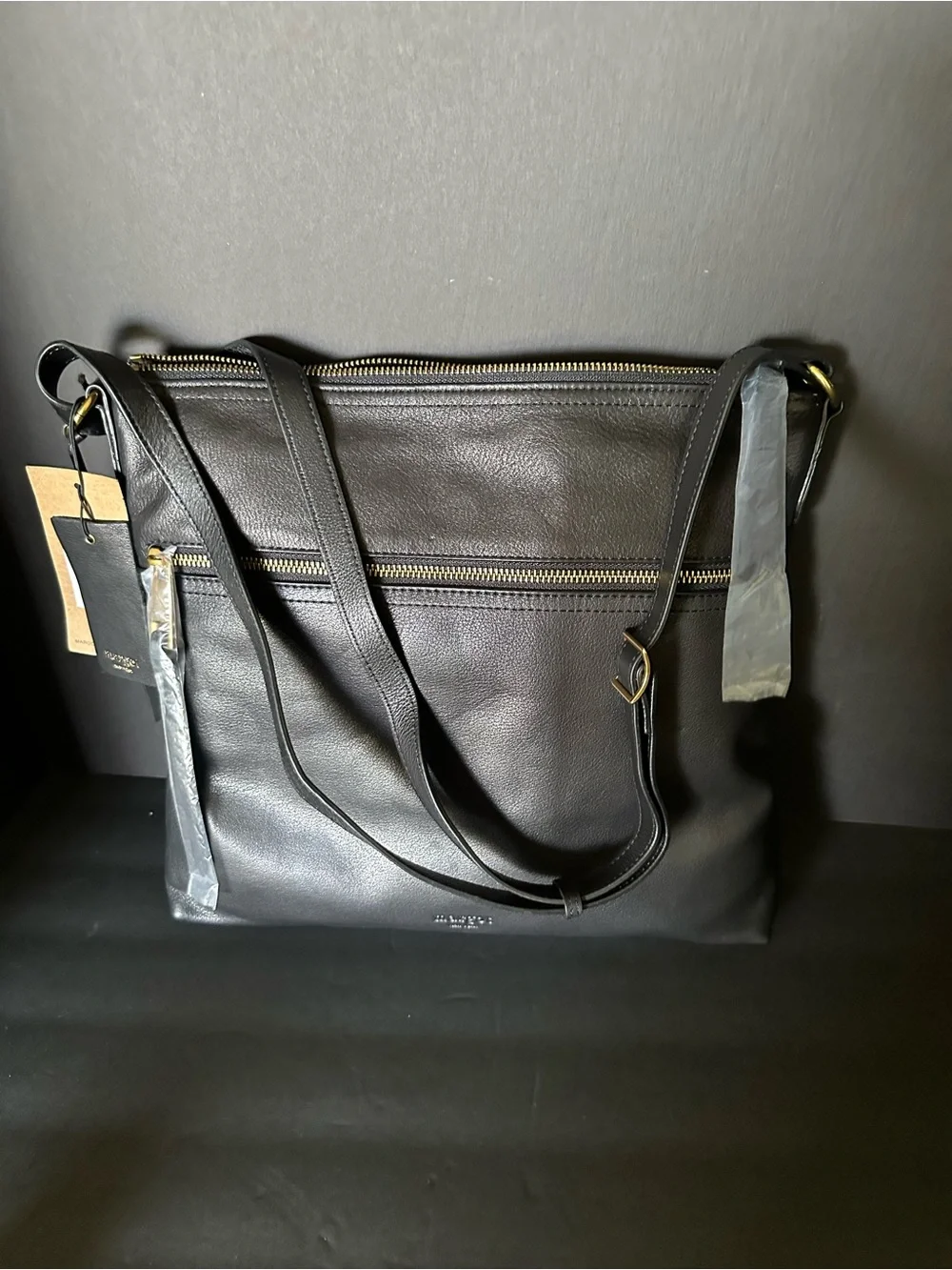 Black Leather Purse